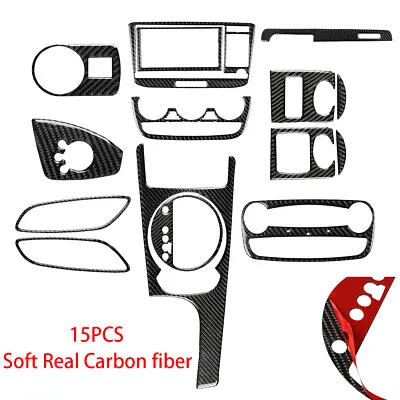 For Audi TT 8N 8J MK123 2008-14 Real Carbon Fiber Interior Decorative Trim 15PCS • $264.03