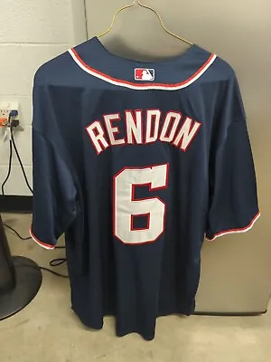 $64.45 • Buy Anthony Rendon #6 Washington Nationals  Majestic Cool Base Blue Jersey LARGE MLB