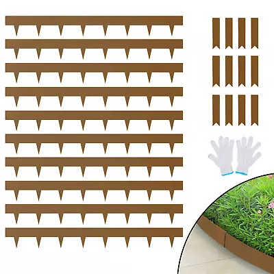 VEVOR Steel Landscape Edging 5-pack Steel Garden Edging Borders 39.6  L X 2  H • £64.79