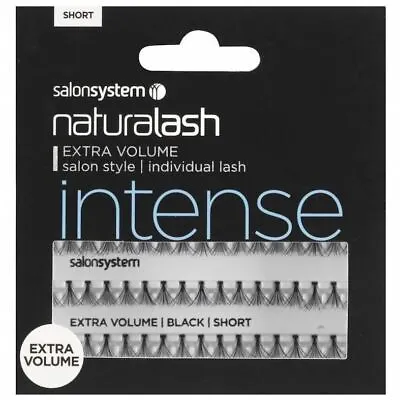 Salon System Black Individual Lash - Flared Extra Volume Intense Falsies - Short • £5.99