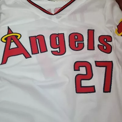 Mike Trout California Angels Jersey Unisex Adult XL Anaheim Angels Throwback • $59.99