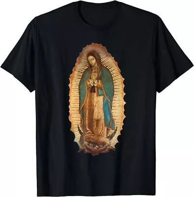 BEST TO BUY Retro Our Lady Virgen De Guadalupe Virgin Mary Gift T-Shirt • $22.55