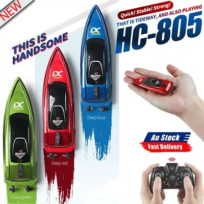 2.4GHz RC Speed Boat Remote Control High Speed Boat Waterproof Mini RC Boat GiKJ • $18.36