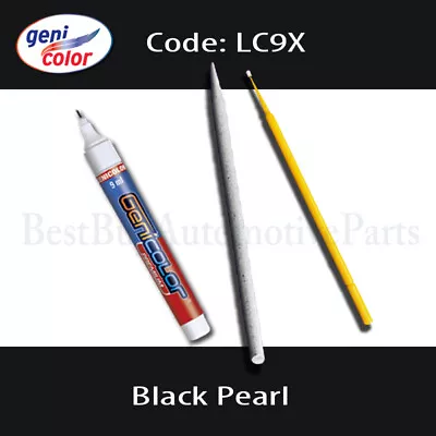 OEM Touch-Up Paint Pen Kit VW-LC9X-Black Pearl Pearl-Sanding Stick & MicroBrush • $21.99