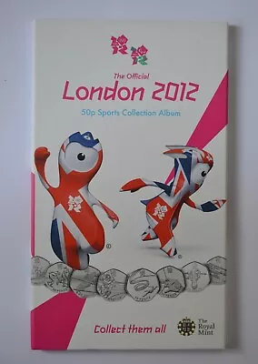 2012 London Olympic Games Sports Collection Album Full Set 29 X 50p + Medallion • £135