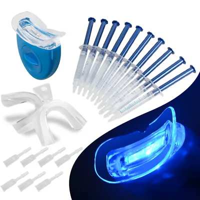 $11.99 • Buy Teeth Whitening Dental Bleaching System Oral Gel Kit Tooth Whitener Blue Light