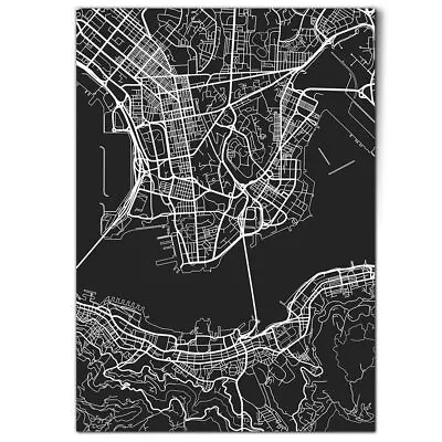 A1 - Hong Kong Urban Street Map Poster 59.4x84.1cm180gsm Print #3354 • £10.99