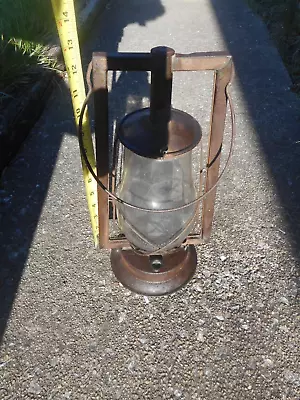 Rare Antique Tin Tubular SG&L Co  Square Lift  Lantern • $99