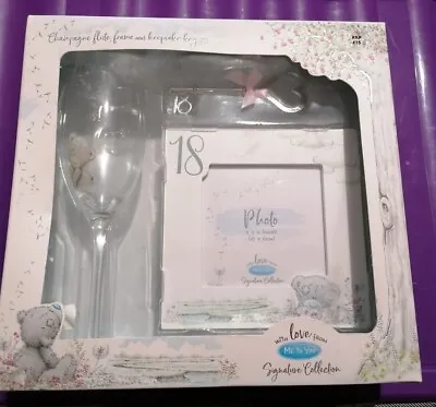 Me To You Tatty Teddy 18th Birthday Gift Set With Champagne Flute Photo Frame  • £9.99