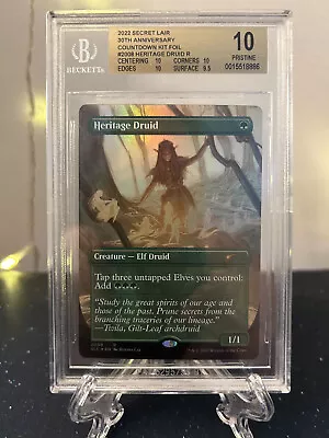 2022 Heritage Druid - Foil - Secret Lair: 30th Anniversary Countdown Kit BGS 10 • $124.99