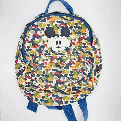 Disney By Zara Baby Toddler Kids Mini Backpack Mickey Mouse Canvas • $15.99