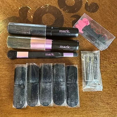 Makeup Brushes Lot Blush Brown Tools Powder Avon Mark Mary Kay • $12