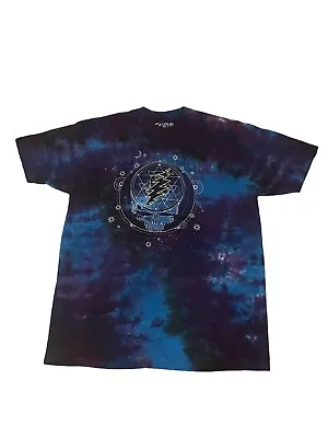 Liquid Blue Mystical Stealie Grateful Dead T-Shirt Space Sacred Geometry Size 3X • $33.24