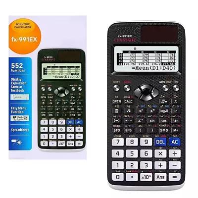 FX991EX Advanced Scientific Calculator 552 FUNCTIONS ClassWiz Features • £16.47