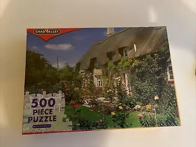 Chad Valley 500 Piece Jigsaw Puzzle Cotswold Cottage New Sealed • £10