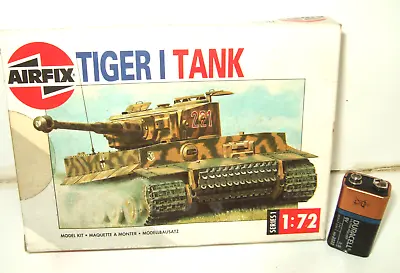 Airfix 01308 German Army Tiger 1 Tank Model Kit In 1:72 Scale • £11.85