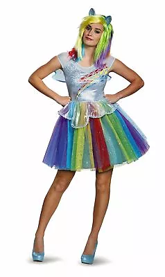 Disguise Women's My Little Pony Rainbow Dash Deluxe Costume (Small 4-6) • $18.44