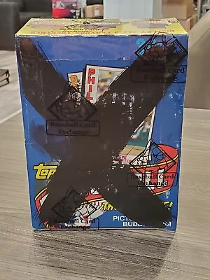 RARE 1984 Topps Baseball BBCE Sealed X-Out Unopened Wax Box • $380