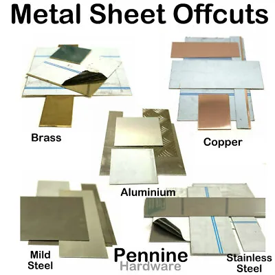 1.5 Kg SHEET Metal OFFCUTS Off Cuts Brass Copper Stainless Mild Steel New Plate • £10.25