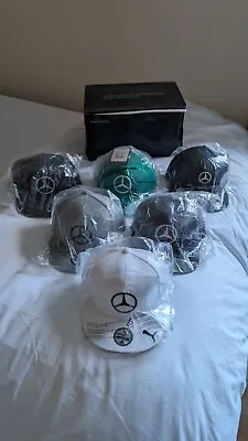 Mercedes F1 Formula 1 Lewis Hamilton Caps 2014 Rare • £100