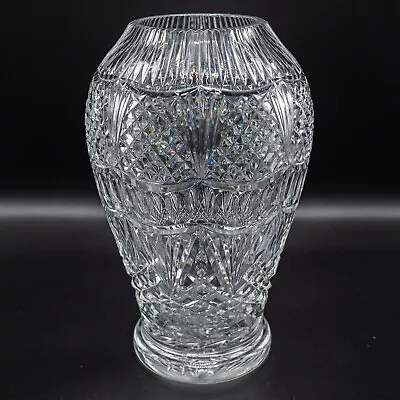 Waterford Crystal Ireland Master Cutter Flower Vase 12  #2 FREE USA SHIPPING • $600