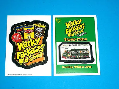 Wacky Packages Old School 4th Series Brand New Series Insert & OS5 Promo Both • $3.99