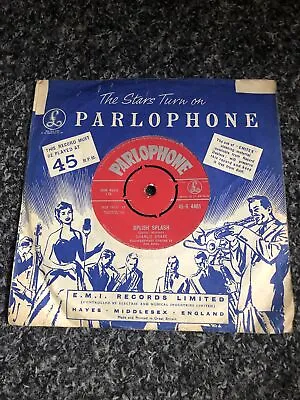 Charlie Drake-splish Splash/hello My Darings-PAR-R4461-1958-1st Press • £5