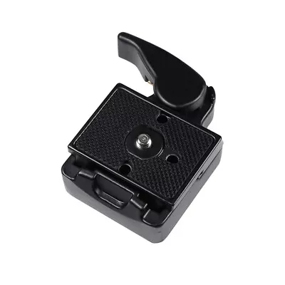 323 Quick Release Plate Clamp Adapter For Manfrotto 200PL-14 Camera Tripod • £10.68