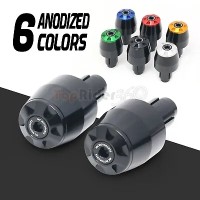 BLACK CNC Bar End Sliders STORM For Suzuki B-King 1300 All Year • $29.94