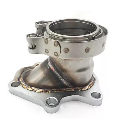 TD04 TD05 5 Bolt Turbo Downpipe Flange To 2.5 V-Band Conversion Adaptor&Clamp AU • $75.99