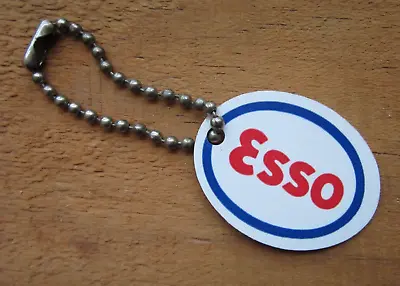 VINTAGE ESSO Gas & Oil Company Happy Motoring Key Club Keychain Mailbox Fob • $14.97