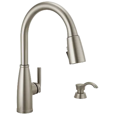 Delta Varos Pull-Down Kitchen Faucet Spotshield Stainless-Certified Refurbished • $115