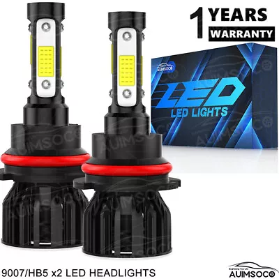 For FORD Ranger 1990-2011 - 2x 9007 HB5 8000K LED Headlight Bulbs High-Low Beam • $24.99