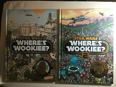 £2.99 • Buy 2 STAR WARS SEARCH & FIND BOOKS - Where's Wookie 1 & 2 (HB) (sci-fi) (comb P&p)