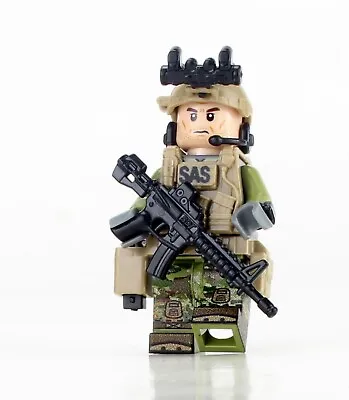 Modern British SAS Commando Made With Real LEGO® Minifigure Army • $25.46