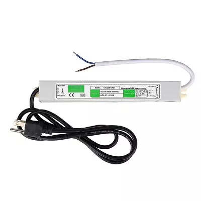 BINZET DC12V 2.5A 30 Watt LED Power Supply Driver Transformer AC 120V-130V To DC • $21.57