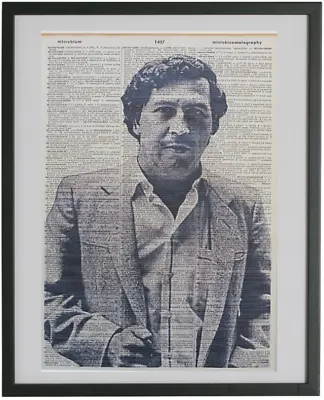 Pablo Escobar Print No.352 Escobar Poster Dictionary Wall Art • $14.24