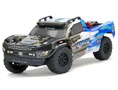 FTX 1:10 Apache RC Brushless Electric 4WD RTR Trophy Truck - Blue • £268.24