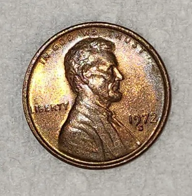 1972-S San Francisco Mint Lincoln Memorial Penny 1C One Cent Coin  (#M1121) • $1.99