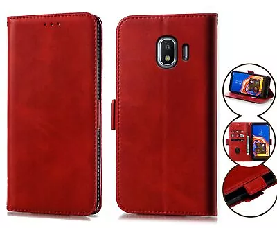 $6.95 • Buy Galaxy J2 Pro 2018 Wallet Case Cowhide W Buckle