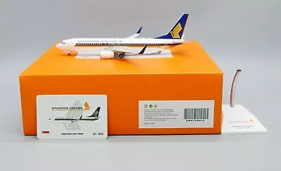 Jc Wings 1:200 Singapore Airlines Boeing 737-800 “Flaps Up” EW2738015 Diecast • $125.95