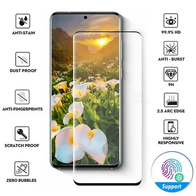 6D Samsung Galaxy S24+ S23 S22 S21 S10/S9/8 Note Tempered Glass Screen Protector • $8.90