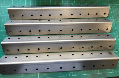 £15.99 • Buy Easy Timber Fence Post Repair Steel Angle Brackets Pre Drilled  X4 15 