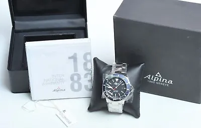 $589 • Buy Alpina 44mm AL-525LBN4V6B Seastrong 300m Swiss Automatic Men's Watch