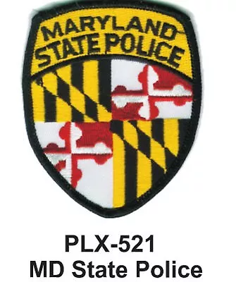 Md State Police (state Police) Embroidered Patches  4  • $11.99