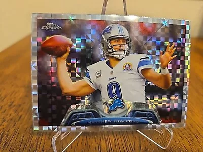 2013 Topps Chrome Matthew Stafford X Fractor Refractor • $1.99