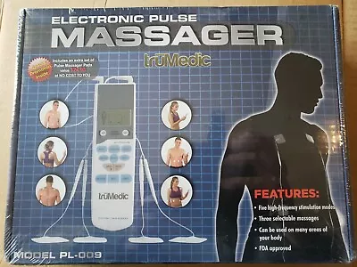 TruMedic TENS Electronic Pulse Massager With 4 Electrode Pads (PL-009) • $19.88