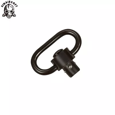 Tactical QD Quick Detach Sling Swivel Adapter Ring Rifle Sling Mount Push Button • £3.59