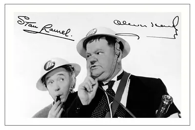 Laurel & Hardy Signed Autograph Photo Print  • £3.79
