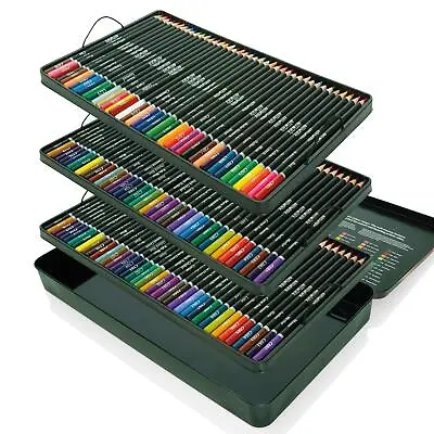 Artworx Premium Artist's Colouring Pencils Tin - 120 Coloured Pencil Set • £20.99